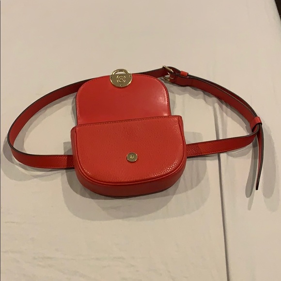 Authentic Coach Belt Bag in red leather - Picture 10 of 11